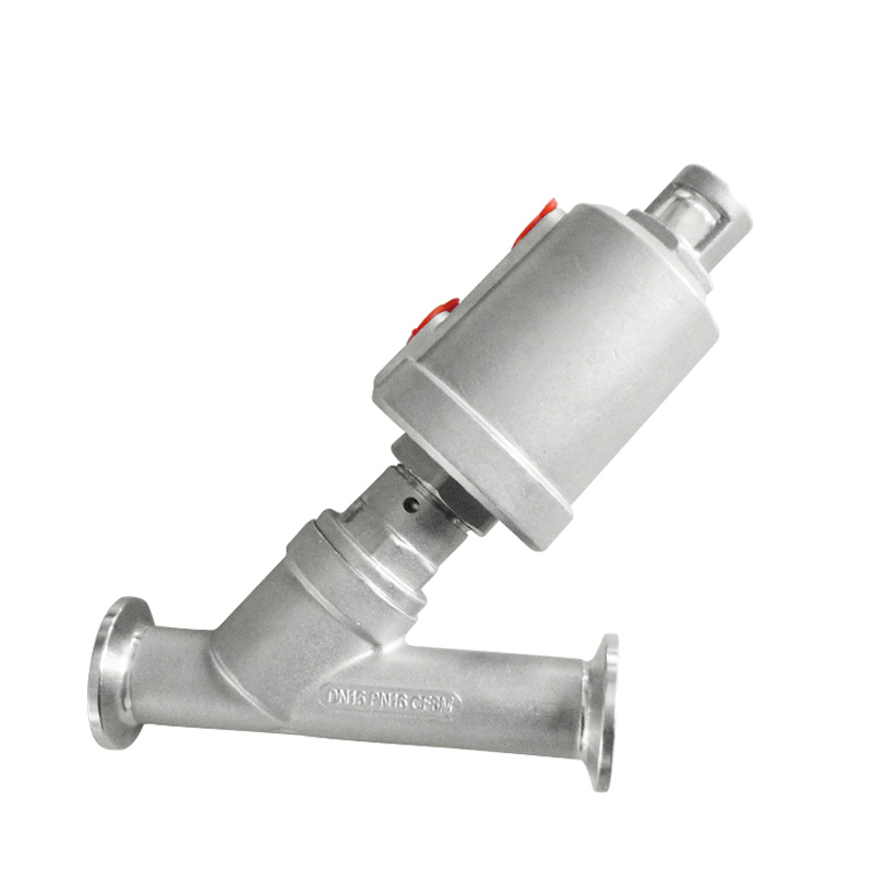HK17C-C Y Type Pneumatic Angle Seat Valve – Tri Clamp Connection
